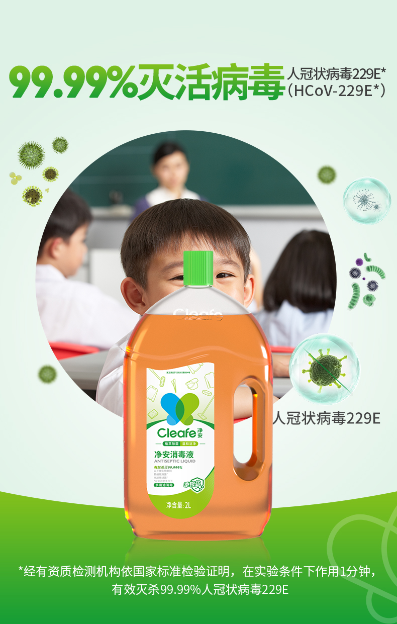 净安  消毒液2L