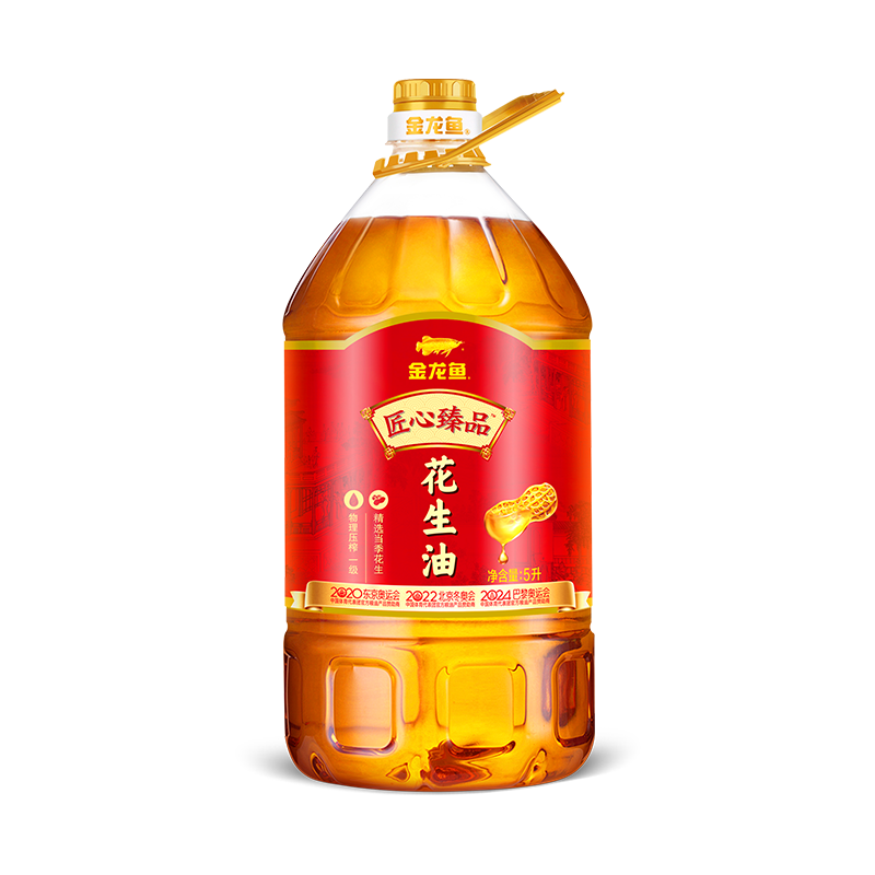 金龙鱼匠心臻品花生油5L