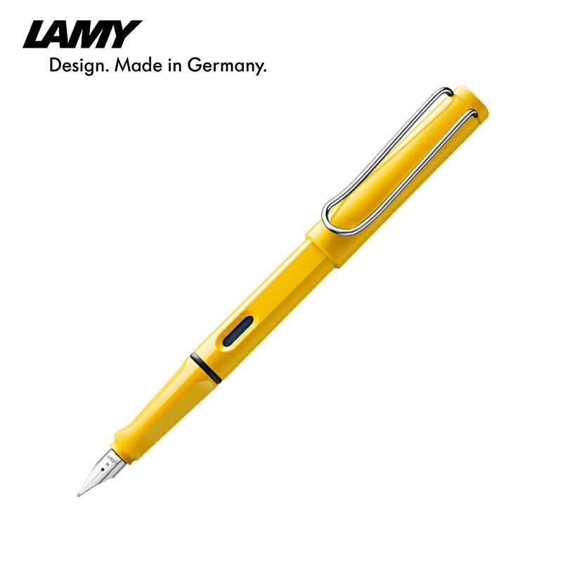 凌美(LAMY)Safari狩猎者系列EF尖钢笔0.5MM(单位：支)黄色