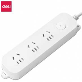 得力  3位/1.8米/33912 排插