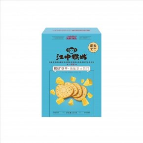 江中猴姑海盐芝士苏打饼干144g*2（包邮到下单地址）
