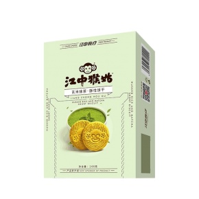 江中猴姑玄米抹茶酥性饼干144g*2（包邮到下单地址）