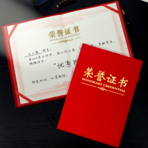 DSB 荣誉证书  12K/1本装