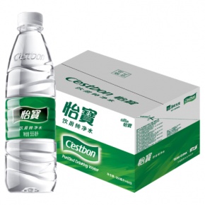 怡宝纯净水555ml*24瓶饮用水非矿泉水小瓶会议用水整箱便携