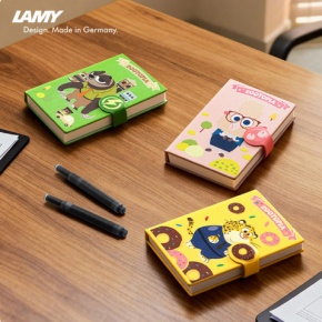 LAMY原装蓝色墨水芯 5支/盒 钢笔用便携式墨胆 德国原装 